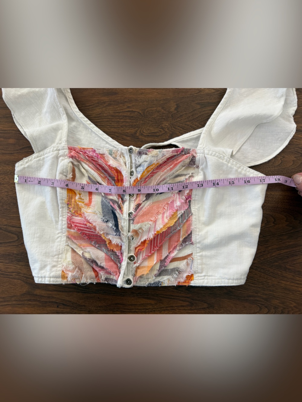Pilcro Patchwork Apron Tank - Picture 14 of 15